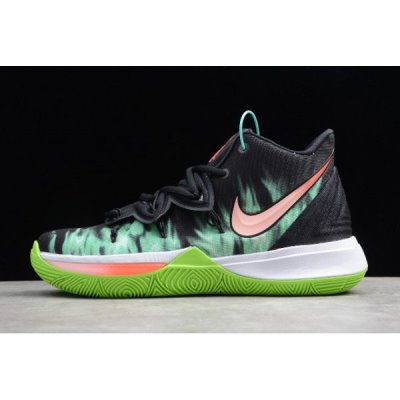 Nike Erkek Kyrie 5 Ep Wildfire Color Matching Siyah / Yeşil Basketbol Ayakkabısı Türkiye - N0FI75RK